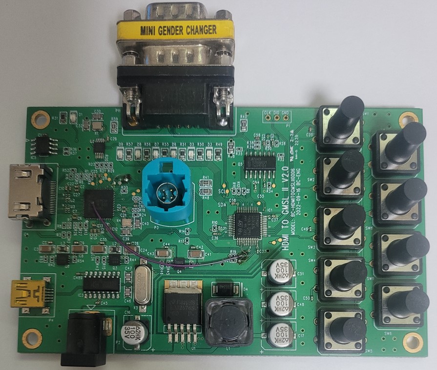 GMSL II I2C 통신 Capture 보드 (LGE)