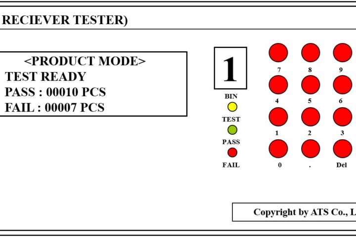REMOCON RECEIVE IC TEST 장비 개발